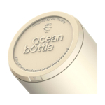 Bouteille en acier inoxydable recyclé double paroi 750 ml Ocean Bottle couleur sable vue détail 1