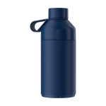 Bouteille en acier inoxydable recyclé double paroi 750 ml Ocean Bottle couleur bleu marine deuxième vue arrière