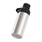 Bouteille conçue en matériaux recyclés avec tasse 620 ml Ocean Bottle couleur noir