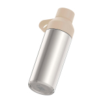 Bouteille conçue en matériaux recyclés avec tasse 620 ml Ocean Bottle couleur sable