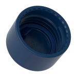 Bouteille conçue en matériaux recyclés avec tasse 620 ml Ocean Bottle couleur bleu marine vue détail 1