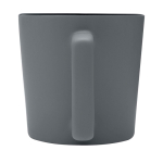Tasse en céramique avec finition mate et anse carrée 370 ml deuxième vue arrière