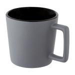 Tasse en céramique avec finition mate et anse carrée 370 ml deuxième vue