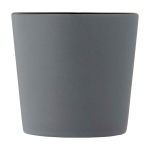 Tasse en céramique avec finition mate et anse carrée 370 ml deuxième vue frontale