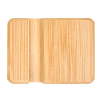 Support en bambou pour téléphone avec angle de vision ergonomique couleur bois deuxième vue