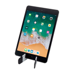 Support personnalisé très original pour tablette et smartphone Minim couleur blanc troisième vue