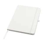Carnet en papier recyclé avec couverture rigide A5 pages lignées couleur blanc