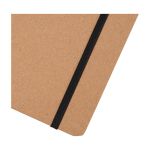 Carnet à couverture rigide et papier en pierre A5 pages lignées vue détail 1