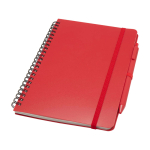 Cahier à couverture rigide en plastique recyclé A5 pages lignées