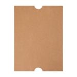 Carnet à couverture rigide en plastique recyclé A5 pages lignées couleur noir deuxième vue avec boîte
