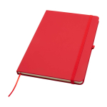 Cahier avec coins arrondis et couverture souple A5 pages lignées couleur rouge