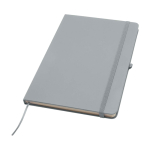 Cahier avec coins arrondis et couverture souple A5 pages lignées couleur gris