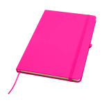 Cahier avec coins arrondis et couverture souple A5 pages lignées couleur rose