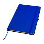 Cahier avec coins arrondis et couverture souple A5 pages lignées couleur bleu roi