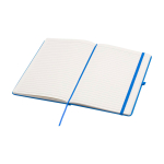 Cahier avec coins arrondis et couverture souple A5 pages lignées couleur bleu ciel deuxième vue