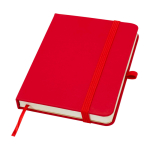 Carnet à couverture rigide avec toucher doux A6 pages lignées couleur rouge
