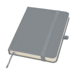 Carnet à couverture rigide avec toucher doux A6 pages lignées couleur gris