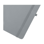 Carnet à couverture rigide avec toucher doux A6 pages lignées couleur gris vue détail 1