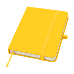 Carnet à couverture rigide avec toucher doux A6 pages lignées couleur jaune