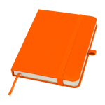 Carnet à couverture rigide avec toucher doux A6 pages lignées couleur orange