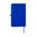 Carnet à couverture rigide avec toucher doux A6 pages lignées couleur bleu roi deuxième vue arrière