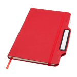 Carnet avec espace pour mobile et couverture rigide A5 lignés couleur rouge
