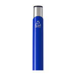 Stylo en aluminium recyclé avec finition laquée, encre bleue couleur bleu roi vue détail 1