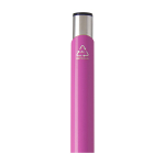 Stylo en aluminium recyclé avec finition laquée, encre bleue couleur fuchsia vue détail 1