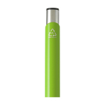 Stylo en aluminium recyclé avec finition laquée, encre bleue couleur vert lime vue détail 1