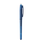Carnet réutilisable à couverture rigide avec stylo, encre noire couleur bleu marine deuxième vue latérale