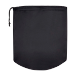 Plaid à carreaux en peluche avec sac de transport 200 g/m² couleur noir troisième vue