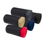 Plaid à carreaux en peluche avec sac de transport 200 g/m² couleur noir deuxième vue en couleurs