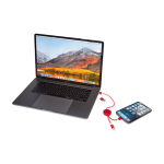 Câble en aluminium et plastique recyclé avec charge rapide 5 en 1 couleur rouge quatrième vue