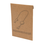 Câble de charge rapide en plastique recyclé synchronisation 5 en 1 deuxième vue avec boîte