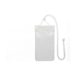 Grande housse imperméable en plastique pour mobile avec corde couleur transparent deuxième vue