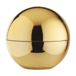 Baume à lèvres à la vanille avec boîtier extérieur brillant FPS 15 couleur jaune deuxième vue frontale