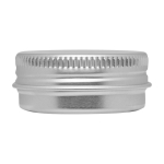 Baume à lèvres avec boîtier en aluminium et protection FPS 15 couleur rose deuxième vue frontale