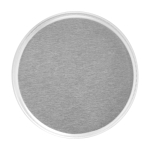 Baume à lèvres avec boîtier en aluminium et protection FPS 15 couleur beige troisième vue frontale