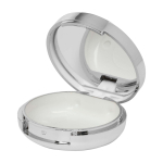 Baume à lèvres parfum vanille avec miroir intérieur FPS 15 couleur argenté