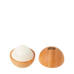 Baume à lèvres parfum vanille avec boîtier en bambou FPS 15 avec zone d'impression