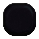 Baume à lèvres à la vanille avec boîtier carré en plastique FPS 15 couleur noir deuxième vue frontale