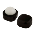 Baume à lèvres à la vanille avec boîtier carré en plastique FPS 15 couleur noir