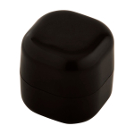 Baume à lèvres à la vanille avec boîtier carré en plastique FPS 15 couleur noir deuxième vue