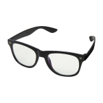 Lunettes en plastique recyclé avec verres en acrylique couleur noir