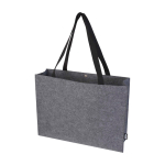 Sac de courses en feutre recyclé de haute qualité, capacité 20L couleur gris foncé