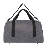 Pochette multiusage en feutre recyclé de qualité avec sangles couleur gris foncé deuxième vue arrière