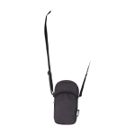 Housse pour mobile en polyester recyclé avec sangles ajustables couleur gris foncé troisième vue