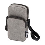 Housse pour mobile en polyester recyclé avec sangles ajustables couleur gris chiné
