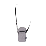Housse pour mobile en polyester recyclé avec sangles ajustables couleur gris chiné troisième vue