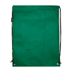Sac à dos à cordon en non-tissé durable et résistant à la déchirure 5L couleur vert deuxième vue arrière
